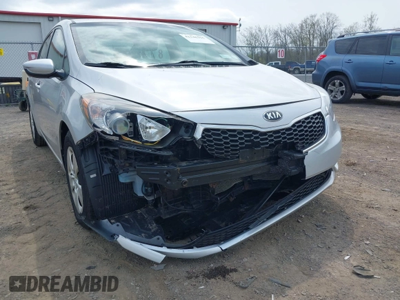 2015 Kia Forte LX with VIN KNAFK4A66F5390206, listed as a IAAI auction lot 42146355 with 107,925 mi miles. Bid and sale history available at carsss.com. Image 6.