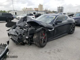 2016 Jaguar F-TYPE R with VIN SAJWJ6DLXGMK29451, listed as a Copart auction lot 51437695 with 50,225 mi miles and Salvage Title. Bid and sale history available at carsss.com. Image 1.