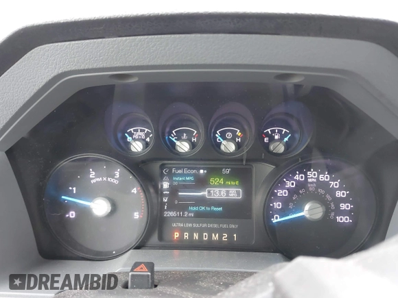 2012 Ford F-250 XL with VIN 1FT7W2BT6CEB07609, listed as a IAAI auction lot 42264092 with 226,511 mi miles and . Bid and sale history available at DreamBid. Image 7.