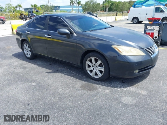 2008 Lexus ES 350 with VIN JTHBJ46GX82217653, listed as a IAAI auction lot 42169971 with 268,420 mi miles. Bid and sale history available at carsss.com. Image 1.