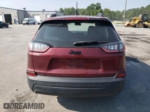 2019 Jeep Cherokee Altitude with VIN 1C4PJLLB2KD392971, listed as a Copart auction lot 59190355 with 163,471 mi miles and Salvage title. Bid and sale history available at DreamBid. Image 6.