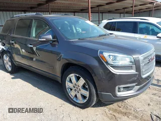 2017 GMC Acadia Limited with VIN 1GKKVSKD1HJ136105, listed as a IAAI auction lot 39849482 with 120,414 mi miles and . Bid and sale history available at DreamBid. Image 1.