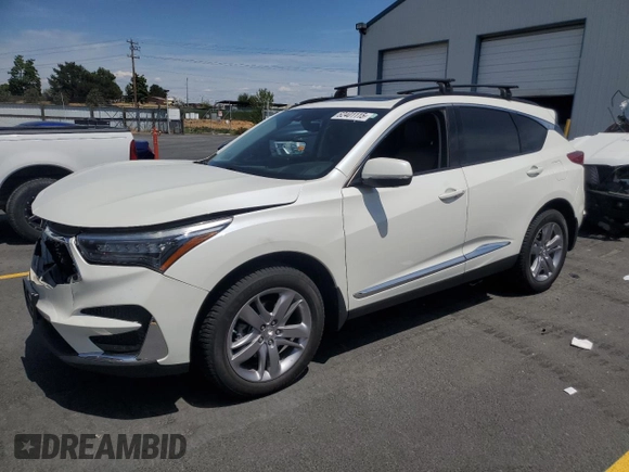 2019 Acura RDX Advance with VIN 5J8TC2H72KL015037, listed as a Copart auction lot 62401115 with Not provided miles and Salvage title. Bid and sale history available at DreamBid. Image 1.