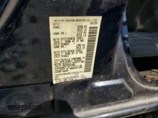 2009 Nissan Quest with VIN 5N1BV28UX9N105475, listed as a Copart auction lot 76040354 with 208,305 mi miles and Salvage Title. Bid and sale history available at carsss.com. Image 16.