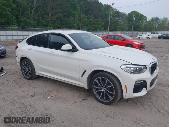 2019 BMW X4 xDrive30i with VIN 5UXUJ3C52KLG54945, listed as a IAAI auction lot 42083434 with 153,956 mi miles and . Bid and sale history available at DreamBid. Image 1.