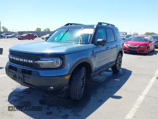 2025 Ford Bronco Sport Outer Banks with VIN 3FMCR9CN6SRE21590, listed as a IAAI auction lot 42084086 with 1,521 mi miles and . Bid and sale history available at DreamBid. Image 17.