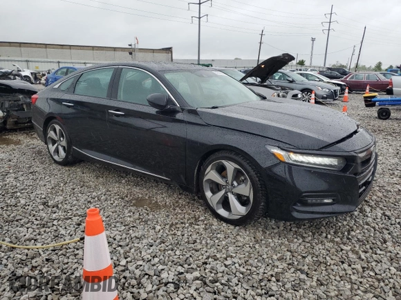 2018 Honda Accord Touring with VIN 1HGCV2F93JA046323, listed as a Copart auction lot 55622205 with 167,525 mi miles and Salvage title. Bid and sale history available at DreamBid. Image 4.