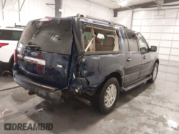 2011 Ford Expedition EL XL with VIN 1FMJK1G5XBEF43069, listed as a IAAI auction lot 41462457 with 146,866 mi miles. Bid and sale history available at carsss.com. Image 4.