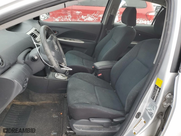 2011 Toyota Yaris with VIN JTDBT4K37B1401590, listed as a Copart auction lot 46142555 with 165,082 mi miles and Salvage Title. Bid and sale history available at carsss.com. Image 7.