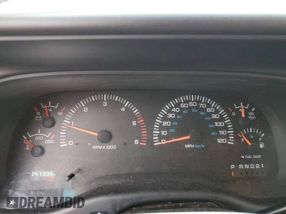 1999 Dodge Dakota SLT with VIN 1B7GG22X4XS309050, listed as a Copart auction lot 82030864 with 141,396 mi miles and Non Repairable. Bid and sale history available at DreamBid. Image 9.