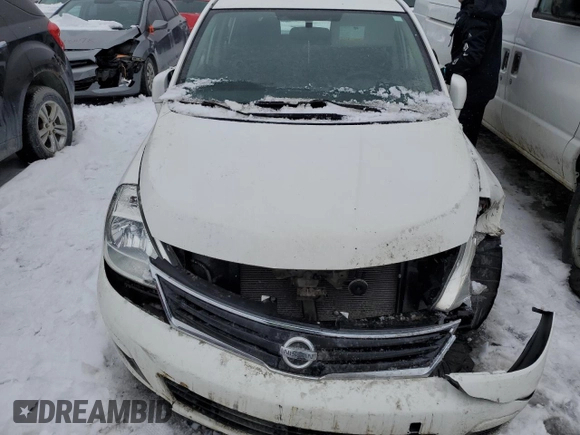 2012 Nissan Versa S with VIN 3N1BC1CP1CL366252, listed as a Copart auction lot 46245525 with 169,050 mi miles and Salvage Title. Bid and sale history available at DreamBid. Image 5.