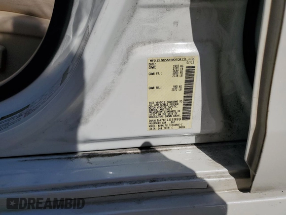 2014 Nissan Altima S with VIN 1N4AL3AP7EC103999, listed as a Copart auction lot 53738135 with 152,910 mi miles and Salvage Title. Bid and sale history available at DreamBid. Image 12.
