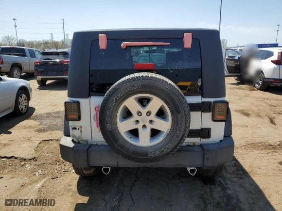 2010 Jeep Wrangler Unlimited Sport with VIN 1J4BA3H15AL109424, listed as a Copart auction lot 54684935 with 0 mi miles and Clean Title. Bid and sale history available at carsss.com. Image 6.
