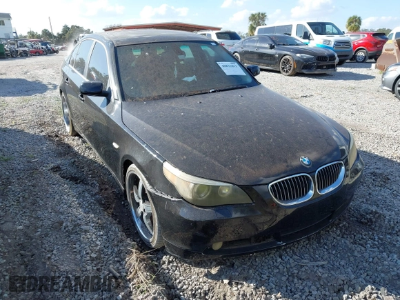 2007 BMW 5 Series 525i with VIN WBANE53517CW67113, listed as a IAAI auction lot 40831811 with Not Provided miles and . Bid and sale history available at carsss.com. Image 1.