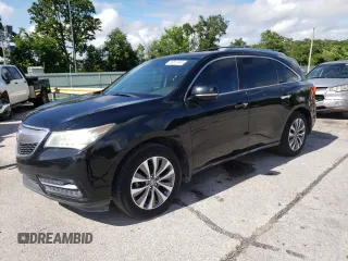 2014 Acura MDX z VIN 5FRYD4H25EB012091, wystawiony jako Copart lot #59812445 z przebiegiem 157 618 mil mil oraz Czysty tytuł • Clean title. Historia ofert i sprzedaży dostępna na DreamBid. Obrazek 1.