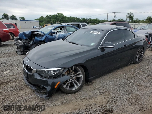 2018 BMW 4 Series 430i xDrive with VIN WBA4Z3C56JEC48743, listed as a Copart auction lot 62464885 with 70,968 mi miles and Salvage title. Bid and sale history available at DreamBid. Image 1.