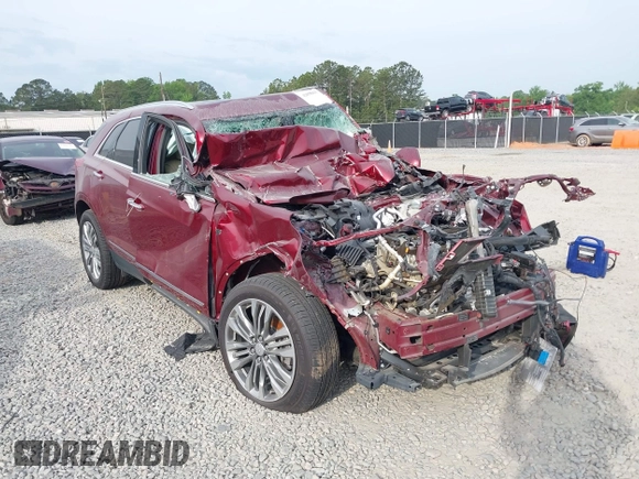 2017 Cadillac XT5 Premium Luxury AWD with VIN 1GYKNERS6HZ297417, listed as a IAAI auction lot 42098439 with 1 mi miles. Bid and sale history available at carsss.com. Image 19.