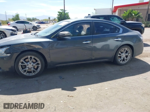 2013 Nissan Maxima S with VIN 1N4AA5APXDC838301, listed as a IAAI auction lot 42269713 with 173,265 mi miles and . Bid and sale history available at DreamBid. Image 13.