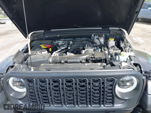 2024 Jeep Gladiator Sport с VIN 1C6HJTAG0RL131543, выставлен на аукционе IAAI как лот 42090629 с пробегом 8 546 миль миль и . История ставок и продаж доступна на DreamBid. Изображение 10.
