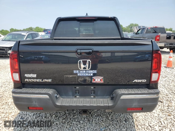 2019 Honda Ridgeline RTL with VIN 5FPYK3F51KB021226, listed as a Copart auction lot 59505175 with 79,010 mi miles and Salvage title. Bid and sale history available at DreamBid. Image 6.