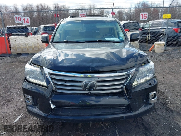 2013 Lexus LX 570 with VIN JTJHY7AX0D4124605, listed as a IAAI auction lot 41913053 with 141,389 mi miles and . Bid and sale history available at DreamBid. Image 6.