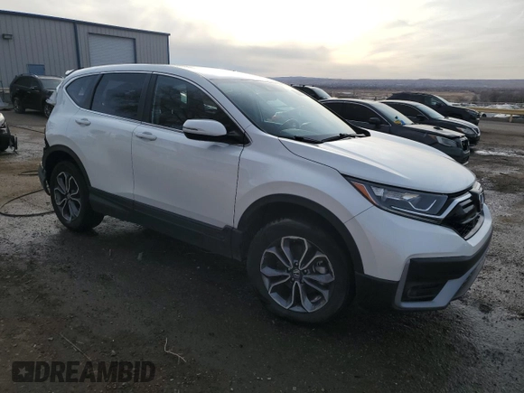 2021 Honda CR-V EX with VIN 2HKRW2H51MH677438, listed as a Copart auction lot 45311195 with 39,217 mi miles and Salvage Title. Bid and sale history available at carsss.com. Image 4.