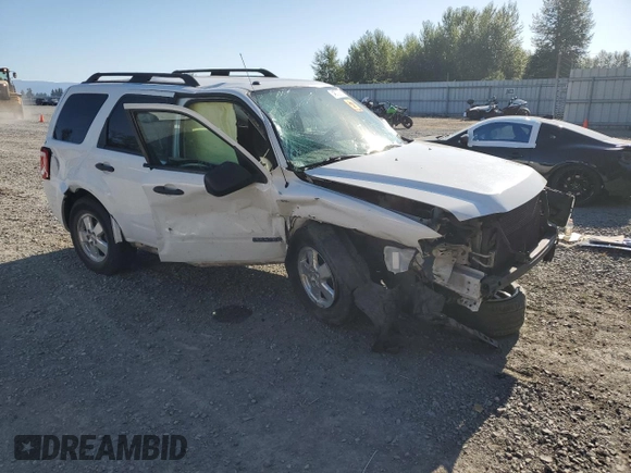 2008 Ford Escape XLT with VIN 1FMCU931X8KD06256, listed as a Copart auction lot 64872075 with 224,332 mi miles and Salvage title. Bid and sale history available at DreamBid. Image 4.