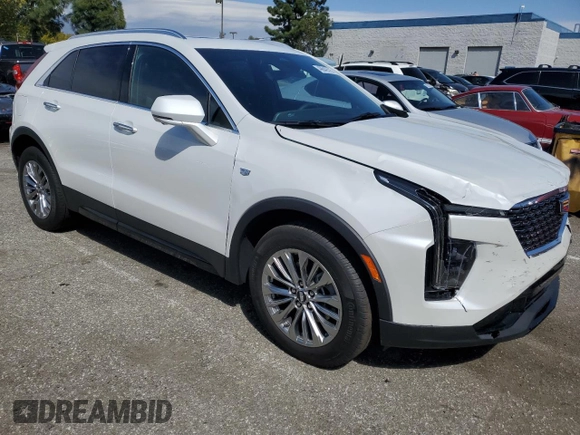 2025 Cadillac XT4 FWD Premium Luxury with VIN 1GYFZCR45SF120216, listed as a Copart auction lot 49642515 with Not provided miles and Salvage title. Bid and sale history available at DreamBid. Image 4.