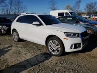 2020 Audi Q5 Premium Plus with VIN WA1BNAFYXL2032650, listed as a Copart auction lot 50775665 with 44,100 mi miles and Salvage title. Bid and sale history available at DreamBid. Image 4.