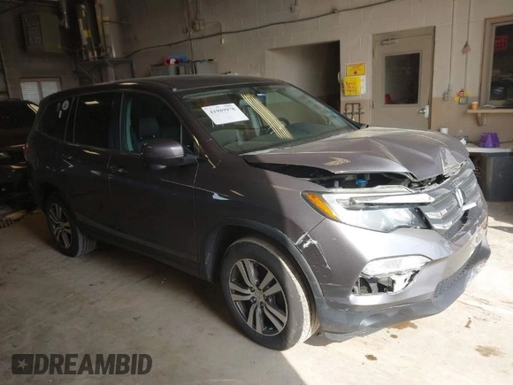 2016 Honda Pilot EX-L with VIN 5FNYF6H51GB097323, listed as a IAAI auction lot 41989978 with 105,006 mi miles. Bid and sale history available at carsss.com. Image 1.