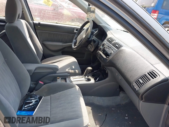 2004 Honda Civic LX with VIN 2HGES16574H559735, listed as a IAAI auction lot 42062936 with 1 mi miles. Bid and sale history available at carsss.com. Image 5.
