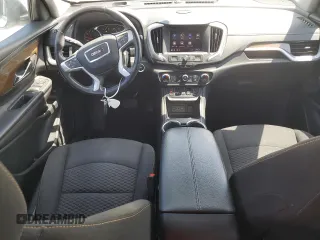 2021 GMC Terrain SLE with VIN 3GKALMEV4ML322886, listed as a Copart auction lot 56887755 with 76,846 mi miles and Salvage title. Bid and sale history available at DreamBid. Image 8.