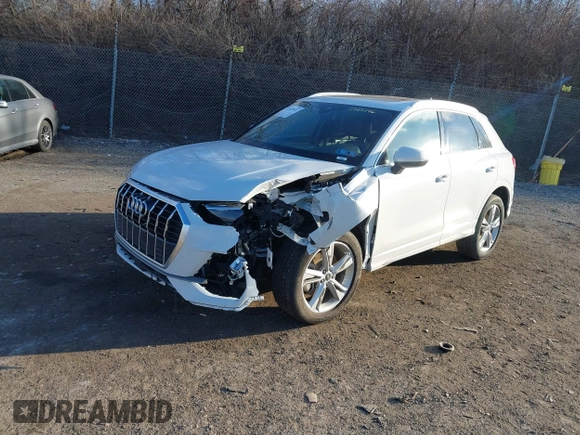 2023 Audi Q3 S line Premium Plus with VIN WA1EECF37P1025146, listed as a IAAI auction lot 41520532 with 36,717 mi miles and . Bid and sale history available at DreamBid. Image 17.