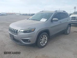 2019 Jeep Cherokee Latitude with VIN 1C4PJLCB8KD366438, listed as a IAAI auction lot 41851154 with 47,637 mi miles. Bid and sale history available at carsss.com. Image 2.