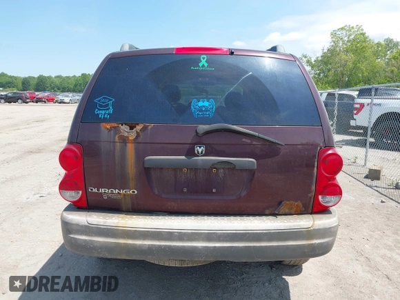 2005 Dodge Durango SXT with VIN 1D4HB38N15F574886, listed as a IAAI auction lot 42274183 with 224,122 mi miles and . Bid and sale history available at DreamBid. Image 17.