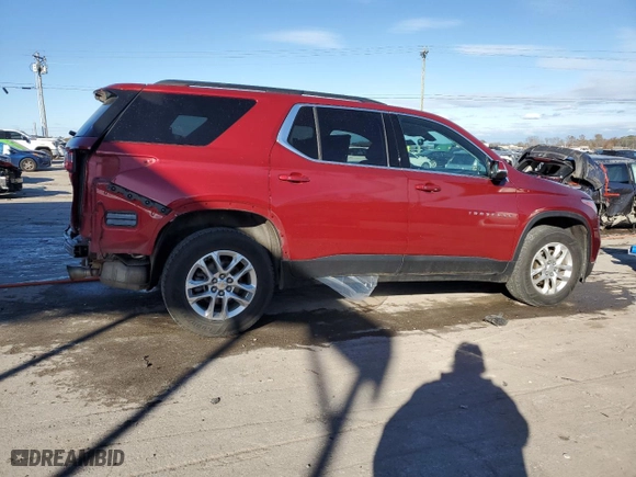 2019 Chevrolet Traverse LT Cloth with VIN 1GNERGKW9KJ156189, listed as a Copart auction lot 81515674 with 152,837 mi miles and Salvage Title. Bid and sale history available at carsss.com. Image 3.