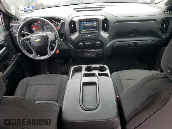 2021 Chevrolet Silverado 1500 Custom with VIN 1GCRWBEK6MZ254003, listed as a Copart auction lot 42104045 with 52,684 mi miles and Salvage Title. Bid and sale history available at DreamBid. Image 8.
