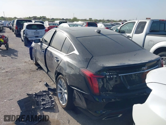 2023 Cadillac CT5 Luxury with VIN 1G6DW5RK4P0156637, listed as a IAAI auction lot 41838276 with 49,489 mi miles and . Bid and sale history available at DreamBid. Image 3.
