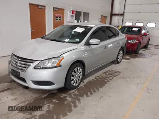 2013 Nissan Sentra SV with VIN 1N4AB7AP8DN903126, listed as a IAAI auction lot 42084316 with 165,179 mi miles. Bid and sale history available at carsss.com. Image 2.