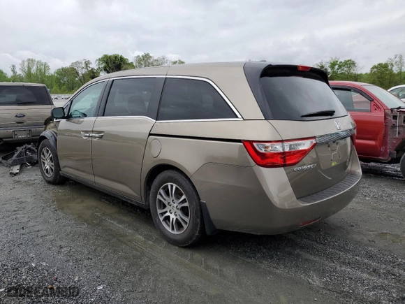 2013 Honda Odyssey EX-L with VIN 5FNRL5H66DB060621, listed as a Copart auction lot 51906045 with 195,561 mi miles and Salvage Title. Bid and sale history available at carsss.com. Image 2.
