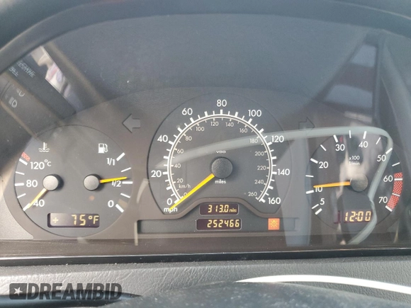 1999 Mercedes-Benz C 230/260/280/320 with VIN WDBHA24G6XA743543, listed as a Copart auction lot 85486164 with 252,466 mi miles and Salvage Title. Bid and sale history available at carsss.com. Image 9.