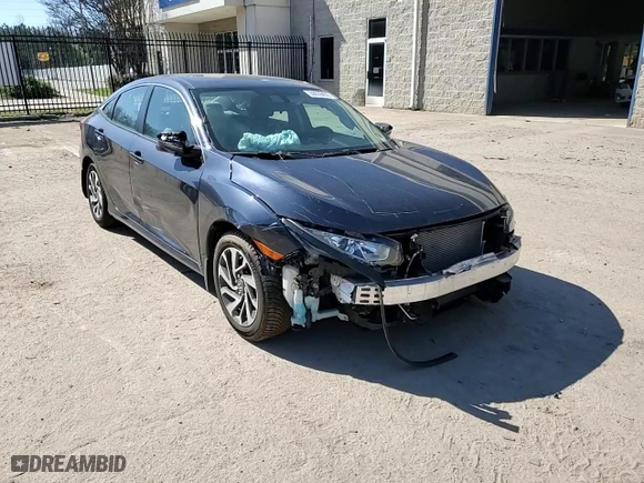 2018 Honda Civic Sedan EX with VIN 2HGFC2F76JH538928, listed as a Copart auction lot 51894435 with 65,607 mi miles and Salvage Title. Bid and sale history available at carsss.com. Image 11.