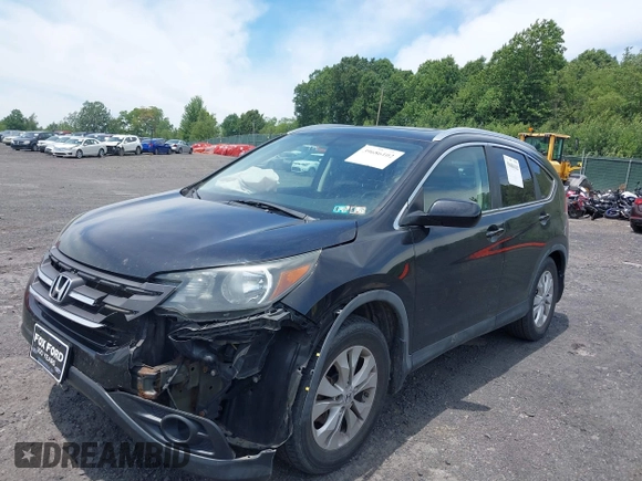 2012 Honda CR-V EX-L with VIN 5J6RM4H74CL004540, listed as a IAAI auction lot 39686102 with 149,970 mi miles. Bid and sale history available at carsss.com. Image 2.