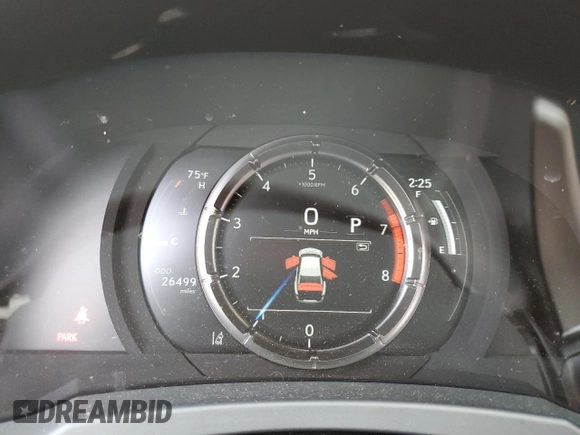 2022 Lexus IS 350 F Sport with VIN JTHGZ1E21N5026894, listed as a Copart auction lot 47077385 with 26,499 mi miles and Salvage title. Bid and sale history available at DreamBid. Image 9.