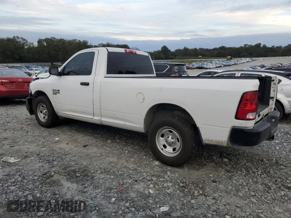 2021 Ram 1500 Tradesman with VIN 3C6JR6DG4MG684855, listed as a Copart auction lot 79755054 with 140,507 mi miles and Salvage title. Bid and sale history available at DreamBid. Image 2.