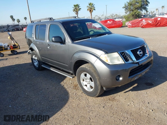 2008 Nissan Pathfinder LE z VIN 5N1AR18U48C638622, wystawiony jako IAAI lot #41975580 z przebiegiem 178 133 mil mil oraz . Historia ofert i sprzedaży dostępna na DreamBid. Obrazek 1.