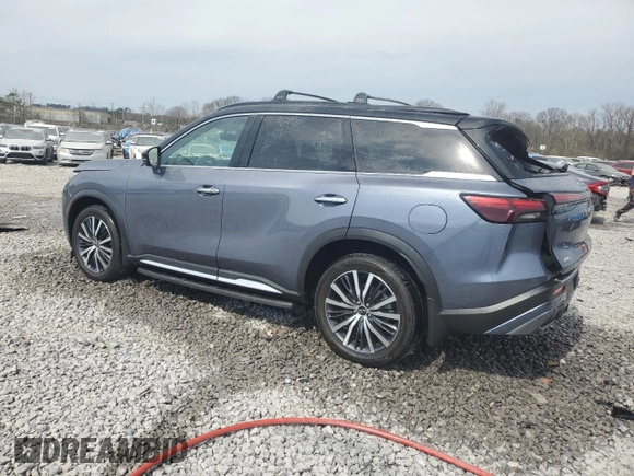 2023 Infiniti QX60 Autograph z VIN 5N1DL1HU3PC360213, wystawiony jako Copart lot #46920575 z przebiegiem 7 432 mil mil oraz Szkoda całkowita • Salvage title. Historia ofert i sprzedaży dostępna na DreamBid. Obrazek 2.