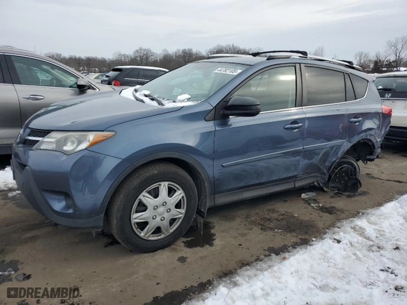 2014 Toyota RAV4 LE with VIN 2T3BFREV6EW142808, listed as a Copart auction lot 44782105 with 117,527 mi miles and Salvage Title. Bid and sale history available at carsss.com. Image 1.