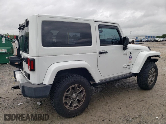 2013 Jeep Wrangler Sahara with VIN 1C4AJWBG8DL691619, listed as a Copart auction lot 56194275 with 103,299 mi miles and Salvage title. Bid and sale history available at DreamBid. Image 3.