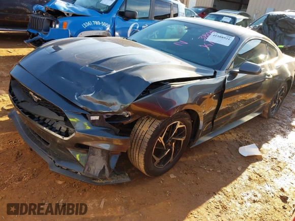 2020 Ford Mustang EcoBoost with VIN 1FA6P8TH9L5113805, listed as a IAAI auction lot 41588921 with 43,895 mi miles. Bid and sale history available at carsss.com. Image 17.